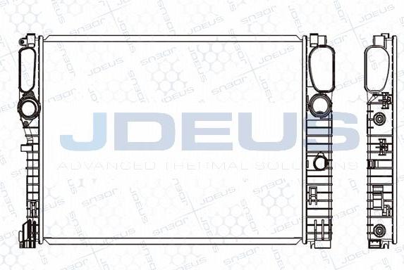 Jdeus M-0170980 - Radiator, engine cooling autospares.lv