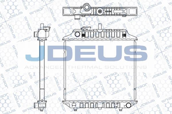 Jdeus M-0170511 - Radiator, engine cooling autospares.lv