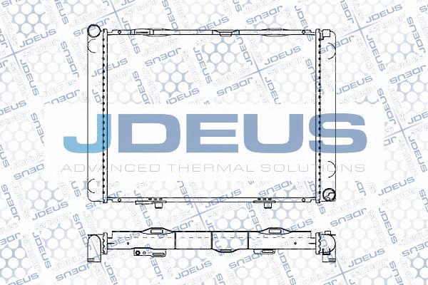 Jdeus M-0170610 - Radiator, engine cooling autospares.lv