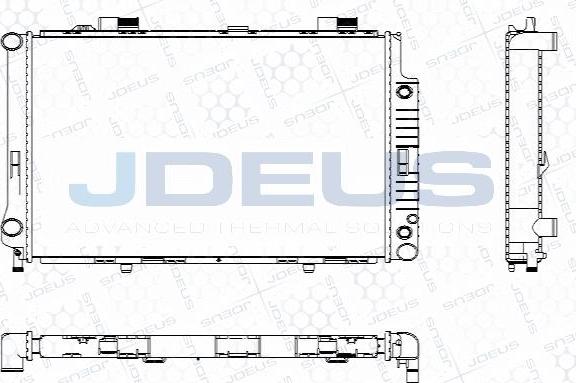 Jdeus M-0170670 - Radiator, engine cooling autospares.lv