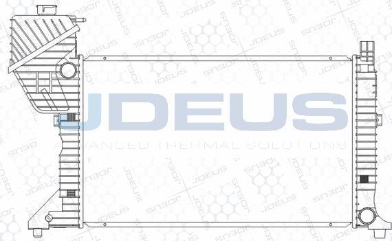 Jdeus M-0170870 - Radiator, engine cooling autospares.lv