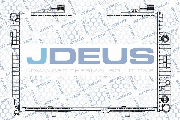 Jdeus M-0170350 - Radiator, engine cooling autospares.lv