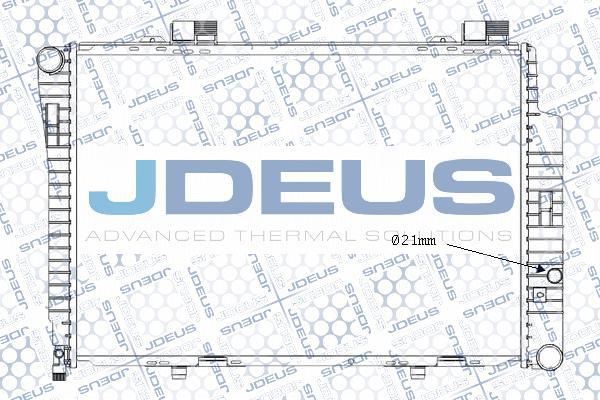 Jdeus M-0170360 - Radiator, engine cooling autospares.lv