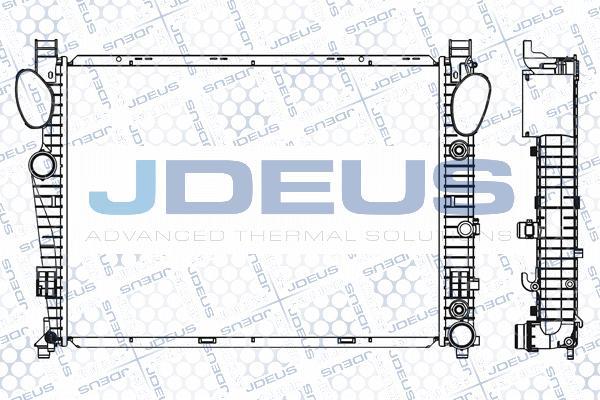 Jdeus M-0170710 - Radiator, engine cooling autospares.lv