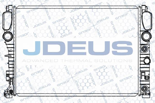 Jdeus M-0170720 - Radiator, engine cooling autospares.lv