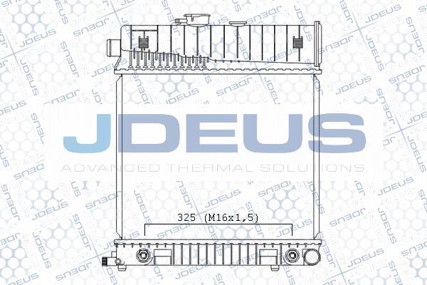 Jdeus M-0171290 - Radiator, engine cooling autospares.lv