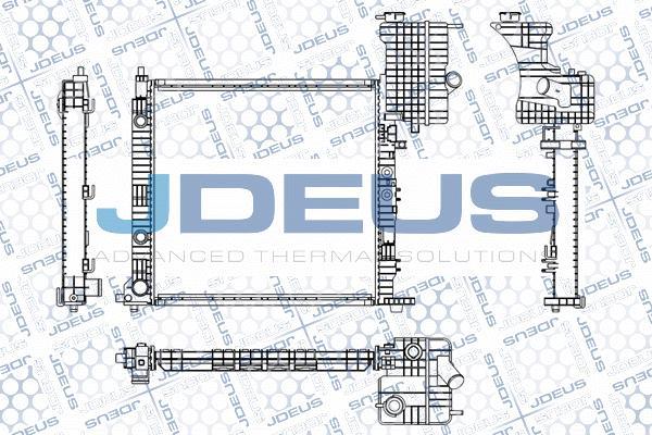 Jdeus M-0171280 - Radiator, engine cooling autospares.lv