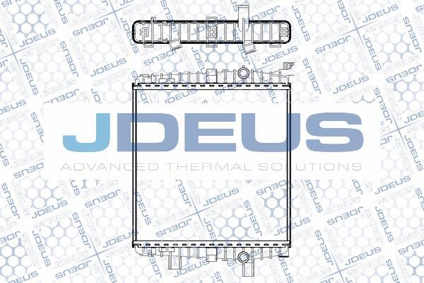 Jdeus M-030056X - Low Temperature Cooler, intercooler autospares.lv