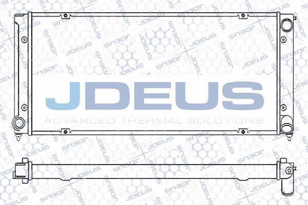 Jdeus M-0300040 - Radiator, engine cooling autospares.lv