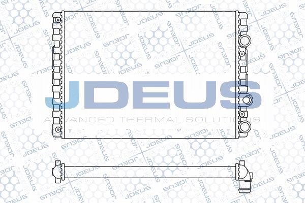 Jdeus M-0300080 - Radiator, engine cooling autospares.lv