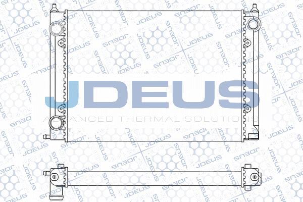 Jdeus M-0300340 - Radiator, engine cooling autospares.lv