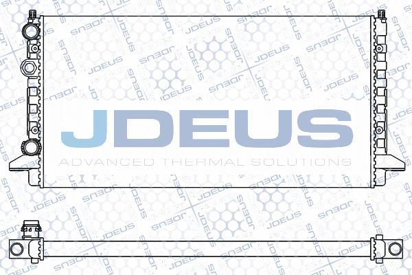 Jdeus M-030031A - Radiator, engine cooling autospares.lv