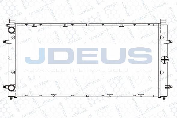 Jdeus M-0300250 - Radiator, engine cooling autospares.lv