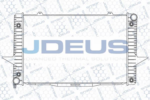 Jdeus M-0310480 - Radiator, engine cooling autospares.lv