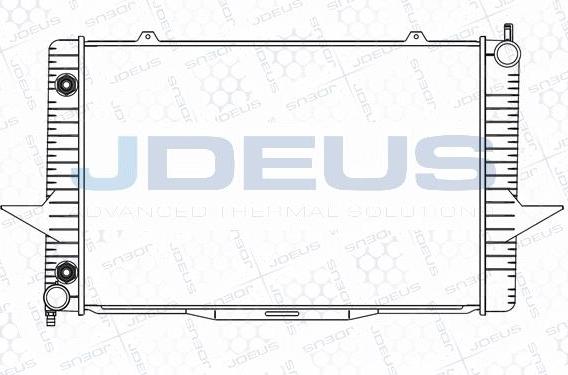 Jdeus M-0310550 - Radiator, engine cooling autospares.lv