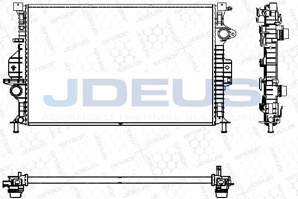 Jdeus M-0310560 - Radiator, engine cooling autospares.lv