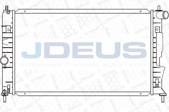 Jdeus M-0240190 - Radiator, engine cooling autospares.lv