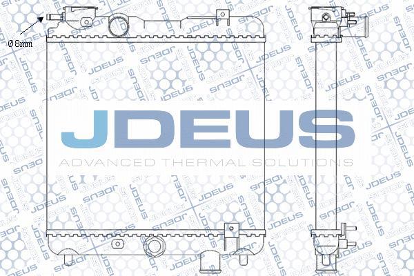 Jdeus M-0250031 - Radiator, engine cooling autospares.lv