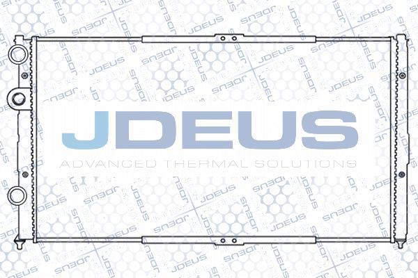 Jdeus M-0250070 - Radiator, engine cooling autospares.lv