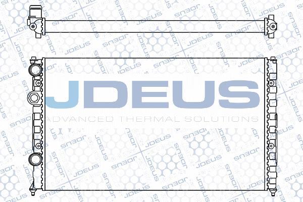 Jdeus M-025018A - Radiator, engine cooling autospares.lv