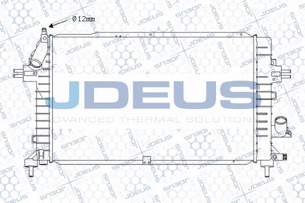 Jdeus M-0200980 - Radiator, engine cooling autospares.lv