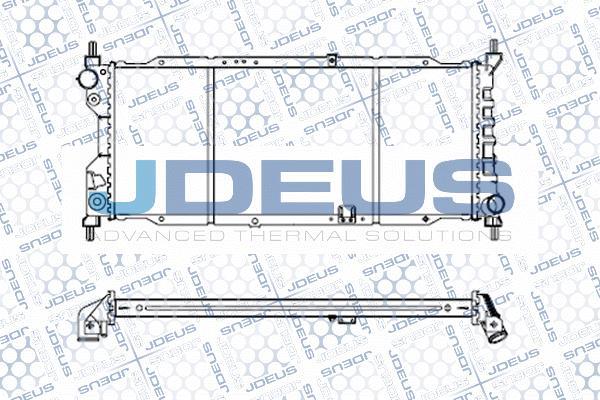 Jdeus M-0200531 - Radiator, engine cooling autospares.lv