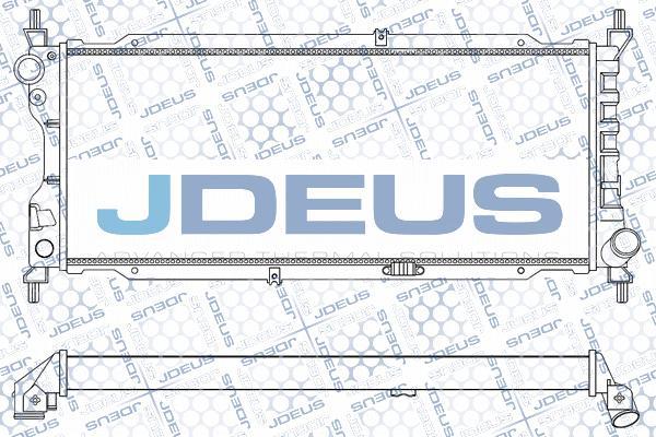 Jdeus M-020053A - Radiator, engine cooling autospares.lv