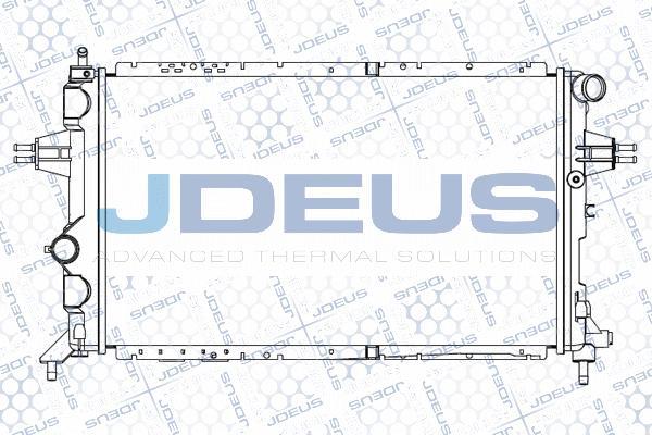 Jdeus M-0200820 - Radiator, engine cooling autospares.lv