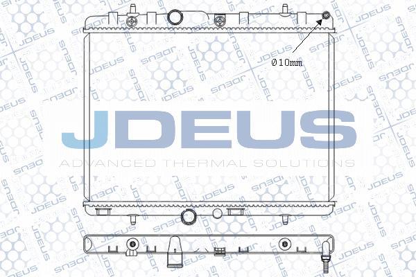 Jdeus M-0210430 - Radiator, engine cooling autospares.lv