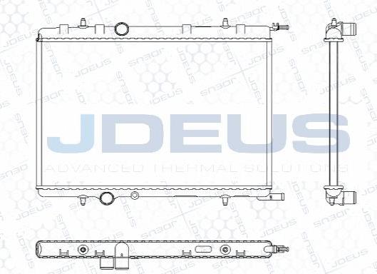 Jdeus M-0210341 - Radiator, engine cooling autospares.lv