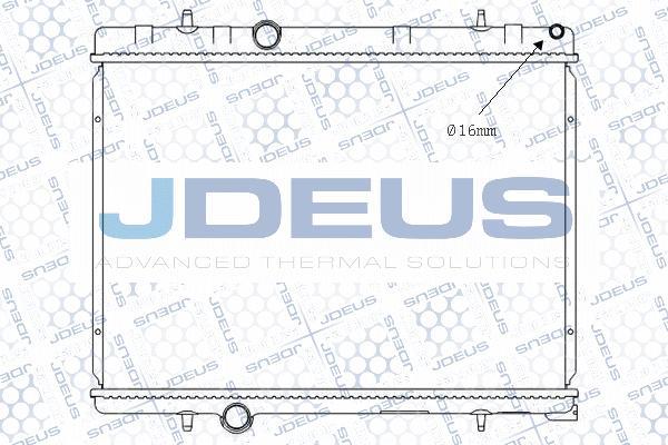 Jdeus M-0210380 - Radiator, engine cooling autospares.lv