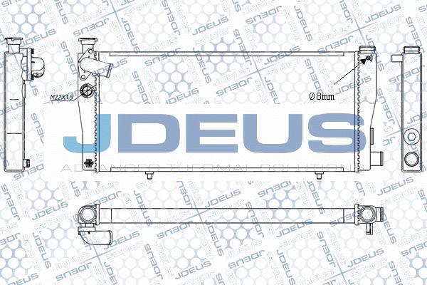 Jdeus M-0210211 - Radiator, engine cooling autospares.lv