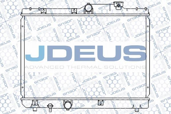 Jdeus M-0280470 - Radiator, engine cooling autospares.lv