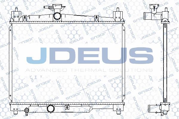 Jdeus M-0280070 - Radiator, engine cooling autospares.lv