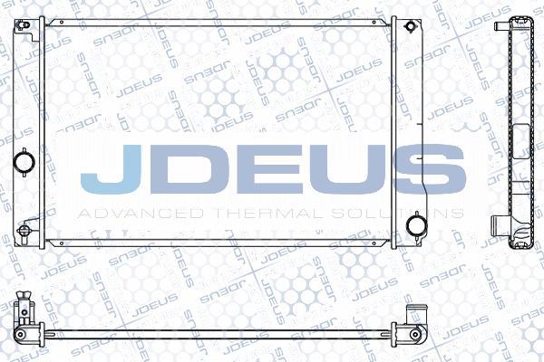 Jdeus M-0280820 - Radiator, engine cooling autospares.lv