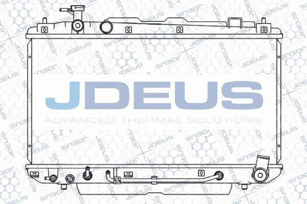 Jdeus M-028104A - Radiator, engine cooling autospares.lv