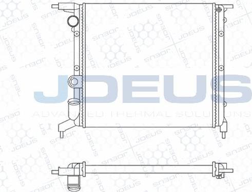 Jdeus M-0230401 - Radiator, engine cooling autospares.lv