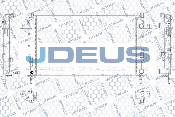 Jdeus M-0230690 - Radiator, engine cooling autospares.lv