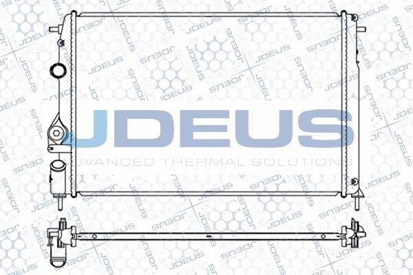 Jdeus M-0230601 - Radiator, engine cooling autospares.lv