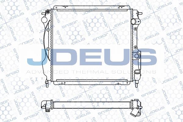 Jdeus M-023009A - Radiator, engine cooling autospares.lv