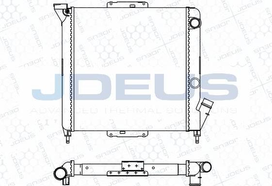 Jdeus M-0230061 - Radiator, engine cooling autospares.lv