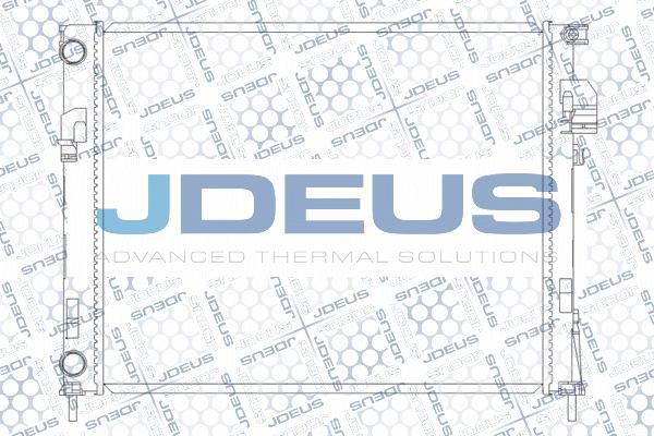 Jdeus M-0230760 - Radiator, engine cooling autospares.lv