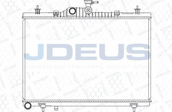 Jdeus M-0231430 - Radiator, engine cooling autospares.lv