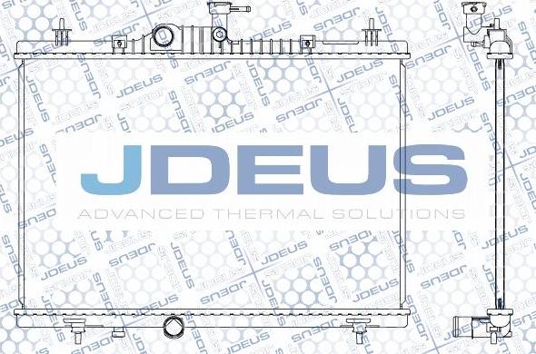 Jdeus M-023119A - Radiator, engine cooling autospares.lv