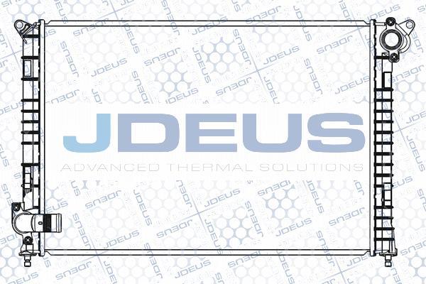 Jdeus M-0700000 - Radiator, engine cooling autospares.lv