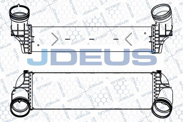 Jdeus M-805086A - Intercooler, charger autospares.lv