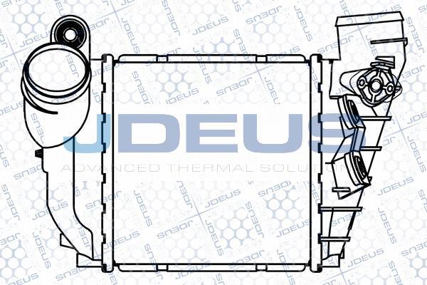 Jdeus M-801010A - Intercooler, charger autospares.lv