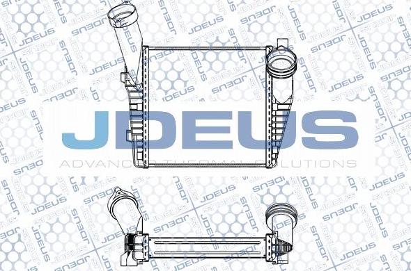 Jdeus M-830057A - Intercooler, charger autospares.lv