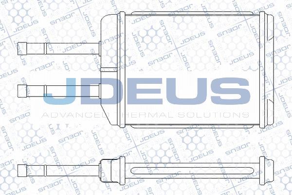 Jdeus M-2560250 - Heat Exchanger, interior heating autospares.lv