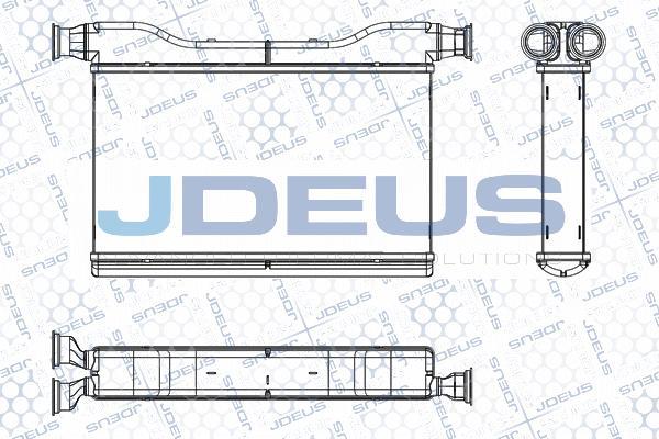 Jdeus M-2050860 - Heat Exchanger, interior heating autospares.lv